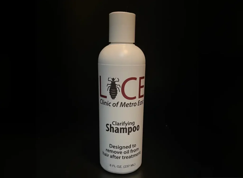 8oz bottle of clarifying shampoo